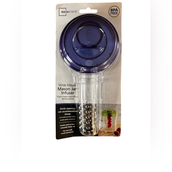 Mainstays Other - NWT Blue Mason Jar Infuser/FREE WITH BUNDLE